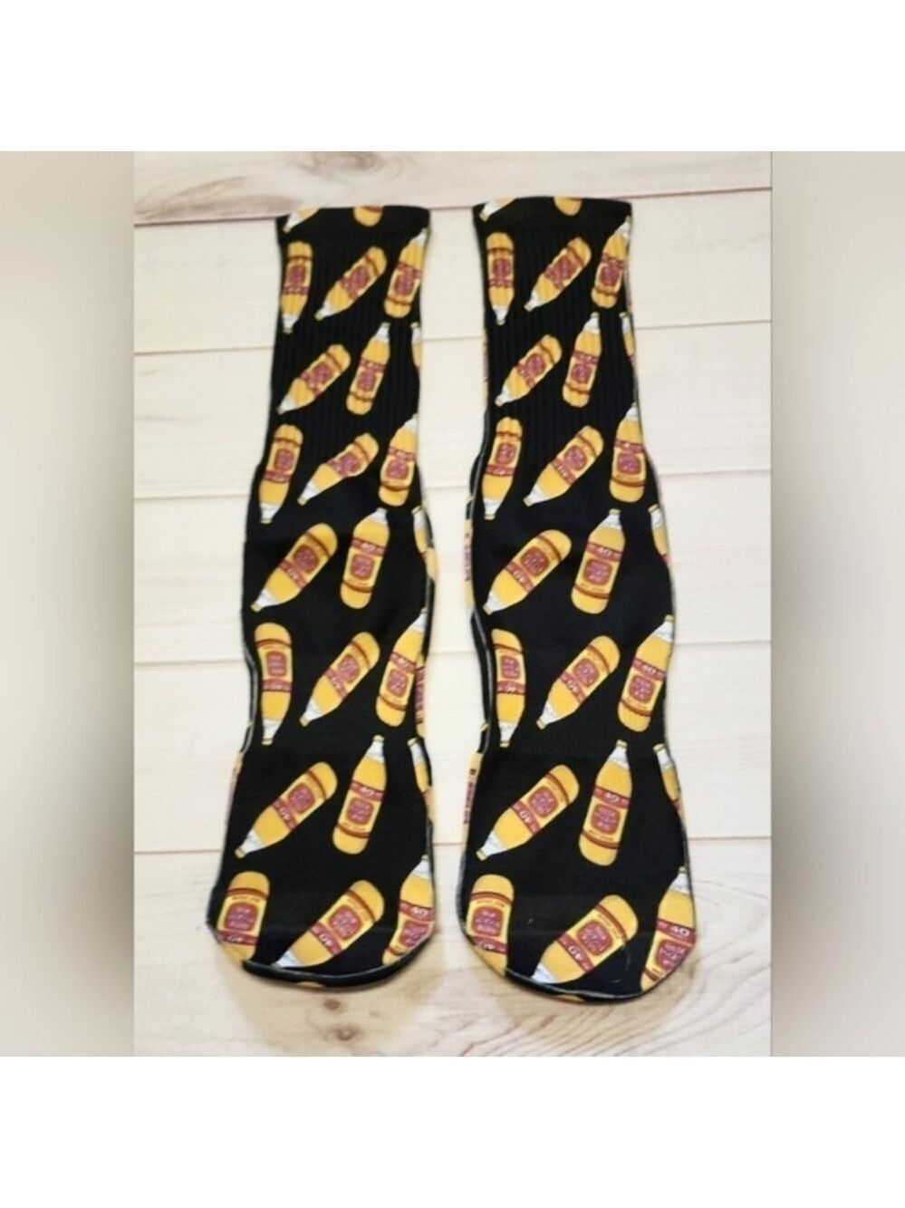 Beer Bottle Novelty Socks One Size - New In Package